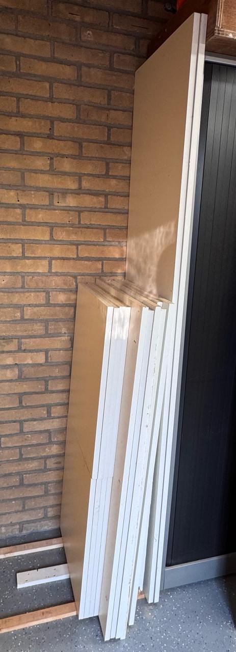 18mm spaanplaat meubelpaneel (wit), diverse maten