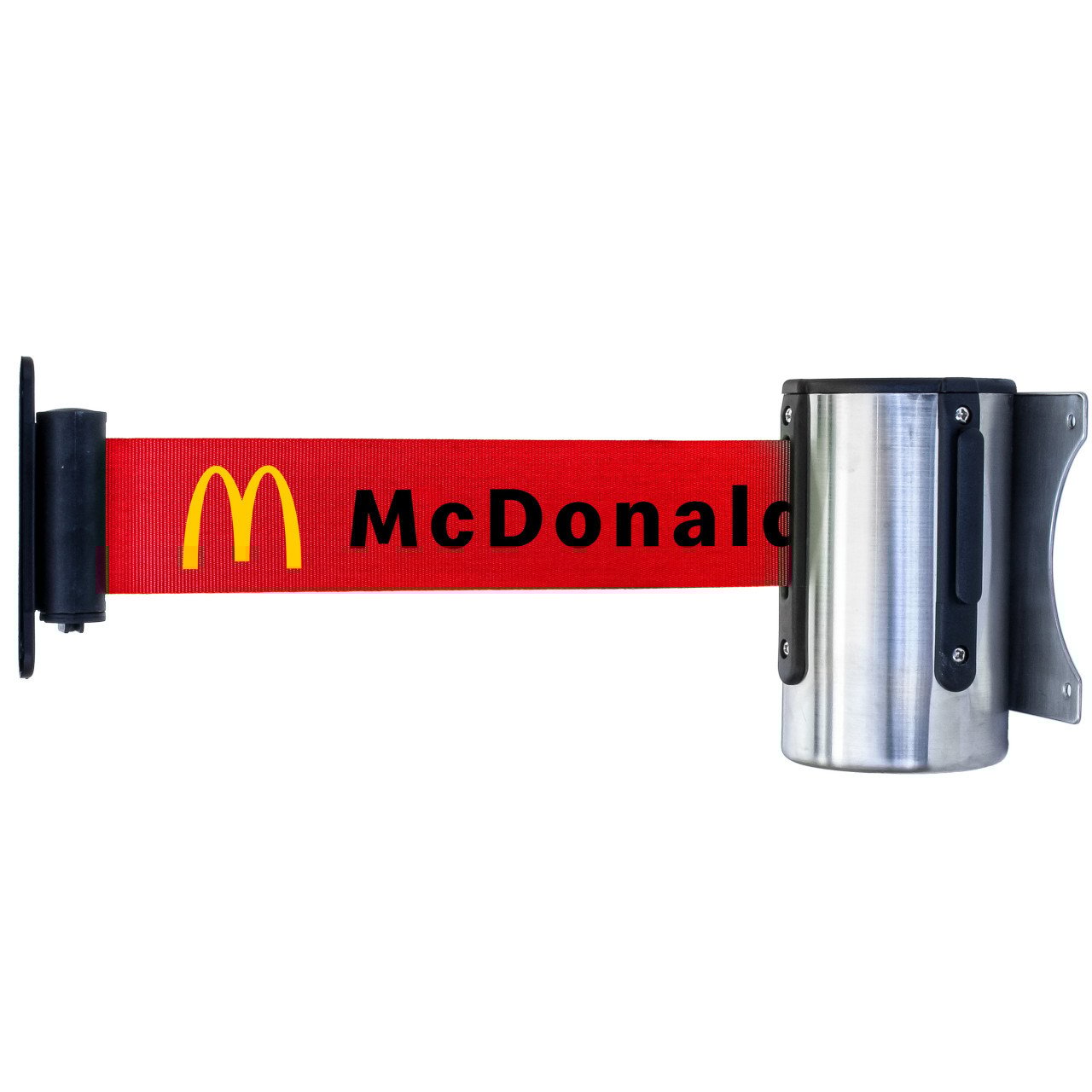 Afzetpalen en wandmuursystemen - reclame banners