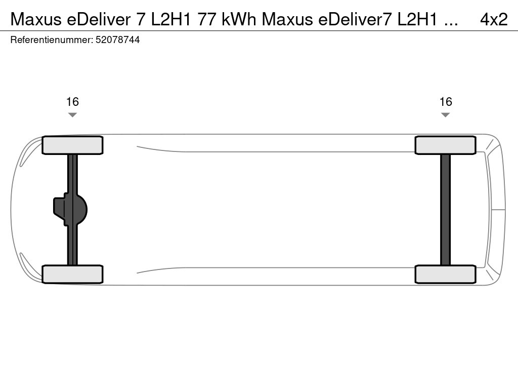 Maxus Edeliver7 l2h1 77 kwh maxus edeliver7 l2h1 77 kwh  | subsidie mogelij
