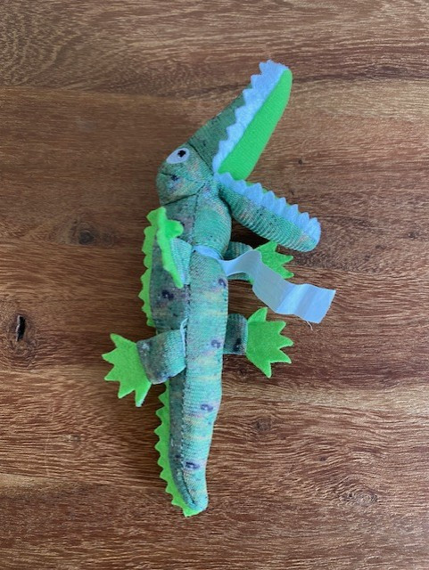 Krokodil vingerpoppetje | uit Krrrrokodil