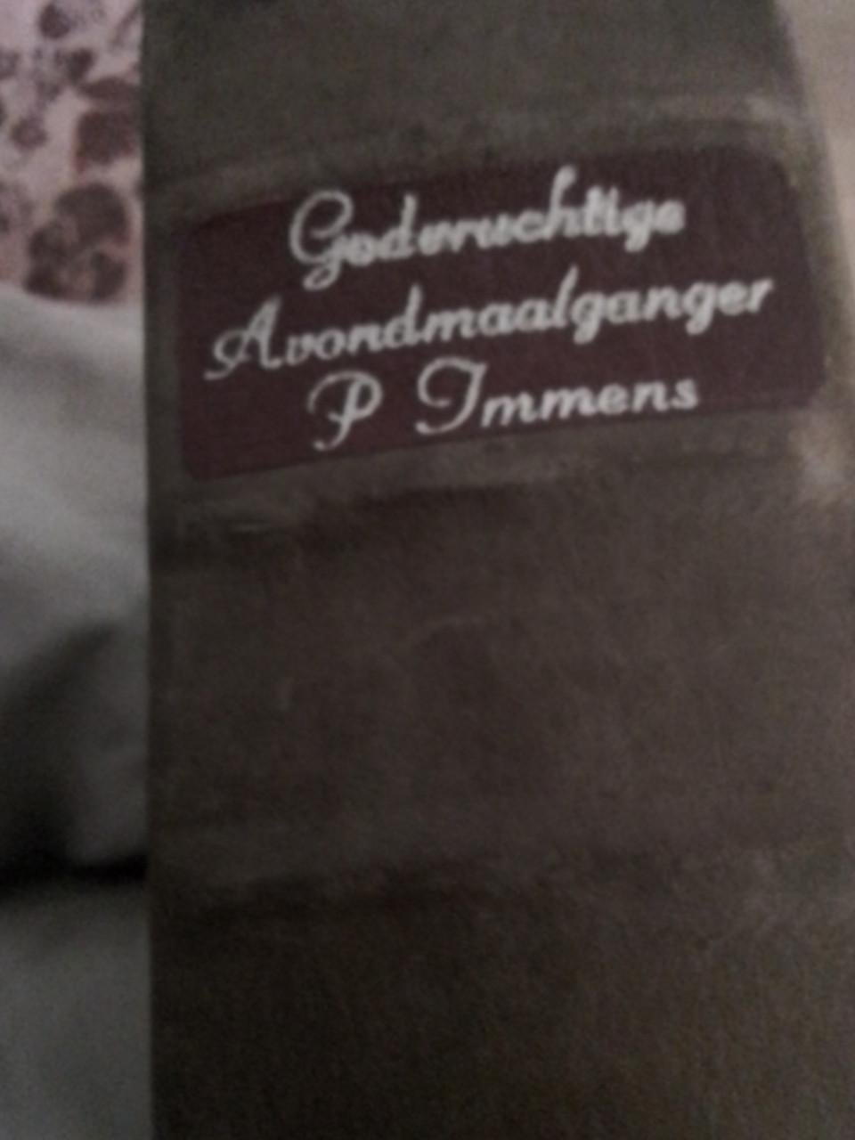 Te koopgodsvruchtige avondmaaldienaar 1755