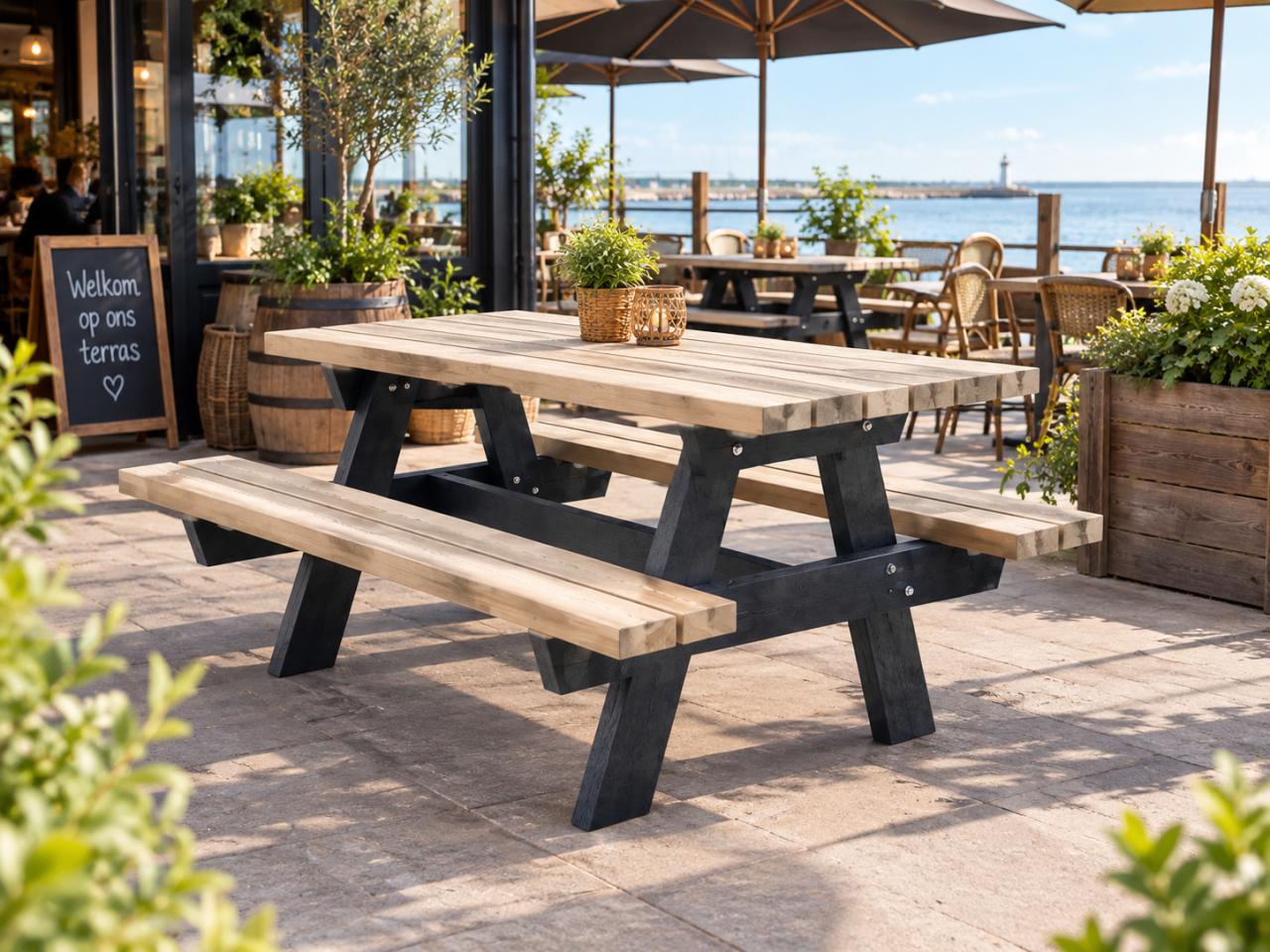 Picknicktafels Kunststof duurzaam - 100% recyclebaar