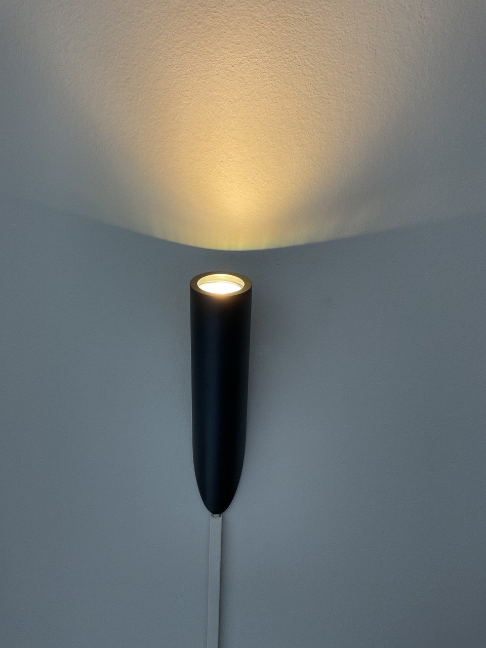 Moderne wandlampen (zwart metaal)