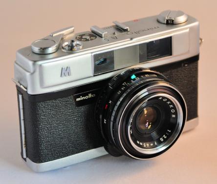 MINOLTA A5  Meetzoeker camera