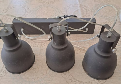 Industriële hanglampenset