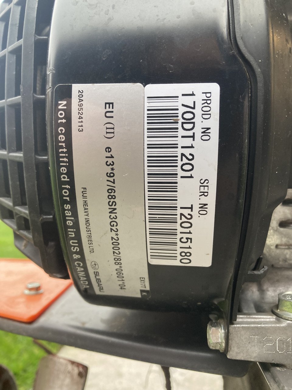 Tuinfrees Husqvarna TF 434 incl ploegset