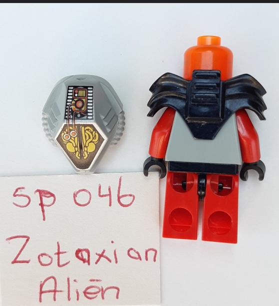 LEGO Minifigures Space: Zotaxian Alien en UFO Droid