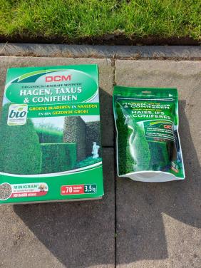 Bemesting voor hagen, taxus en coniferen