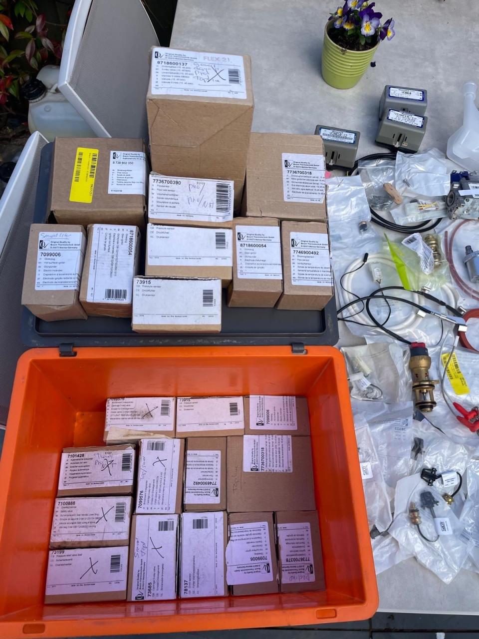 Partij verwarmingsonderdelen Nefit