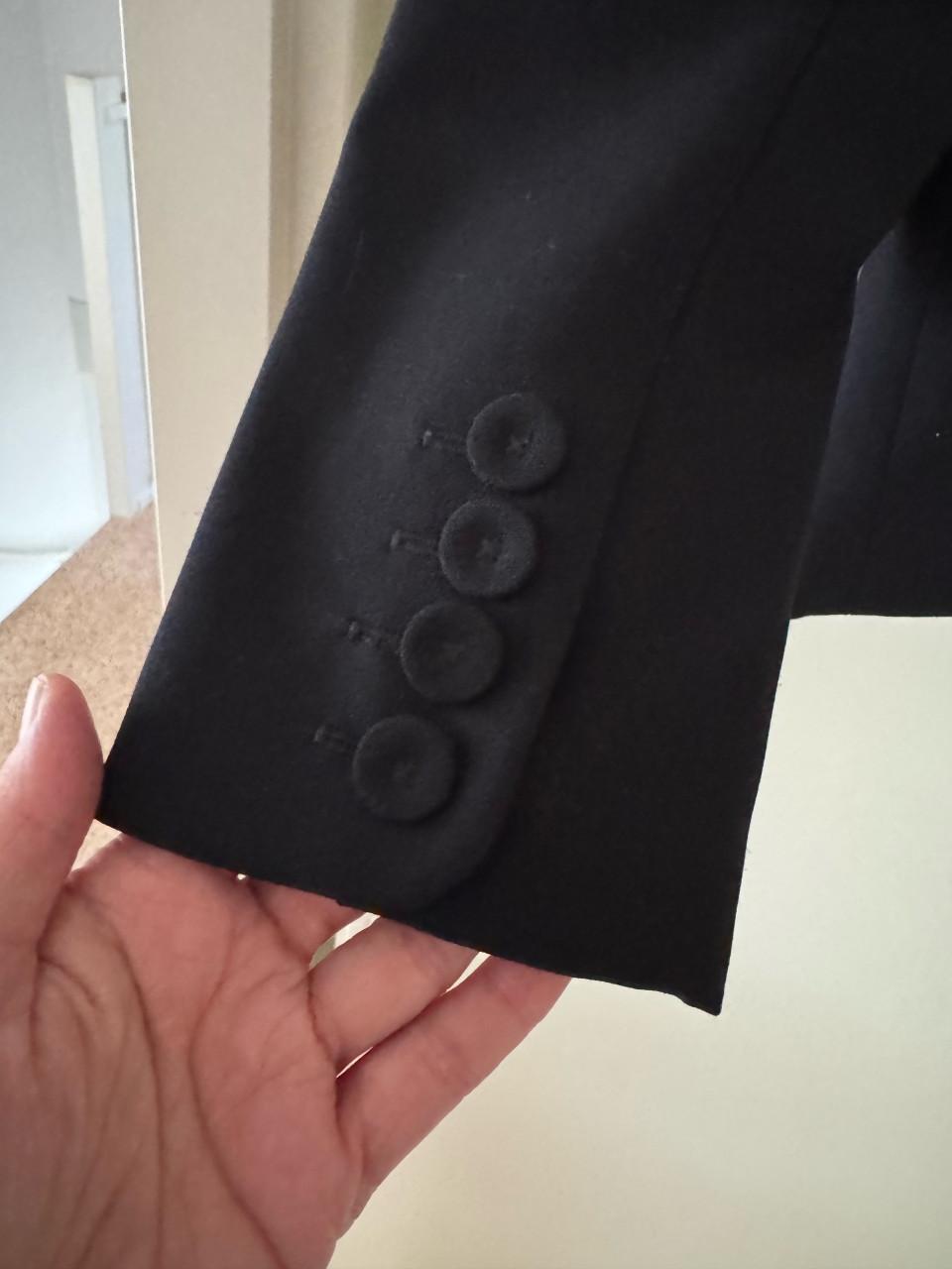 Zwarte, gevoerde damesblazer van Atmosphere in maat 44