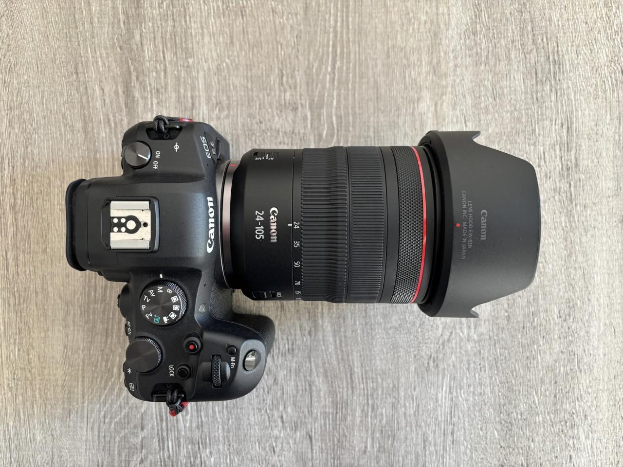 Canon R6 met RF 24-105mm F4 — absolute nieuwstaat