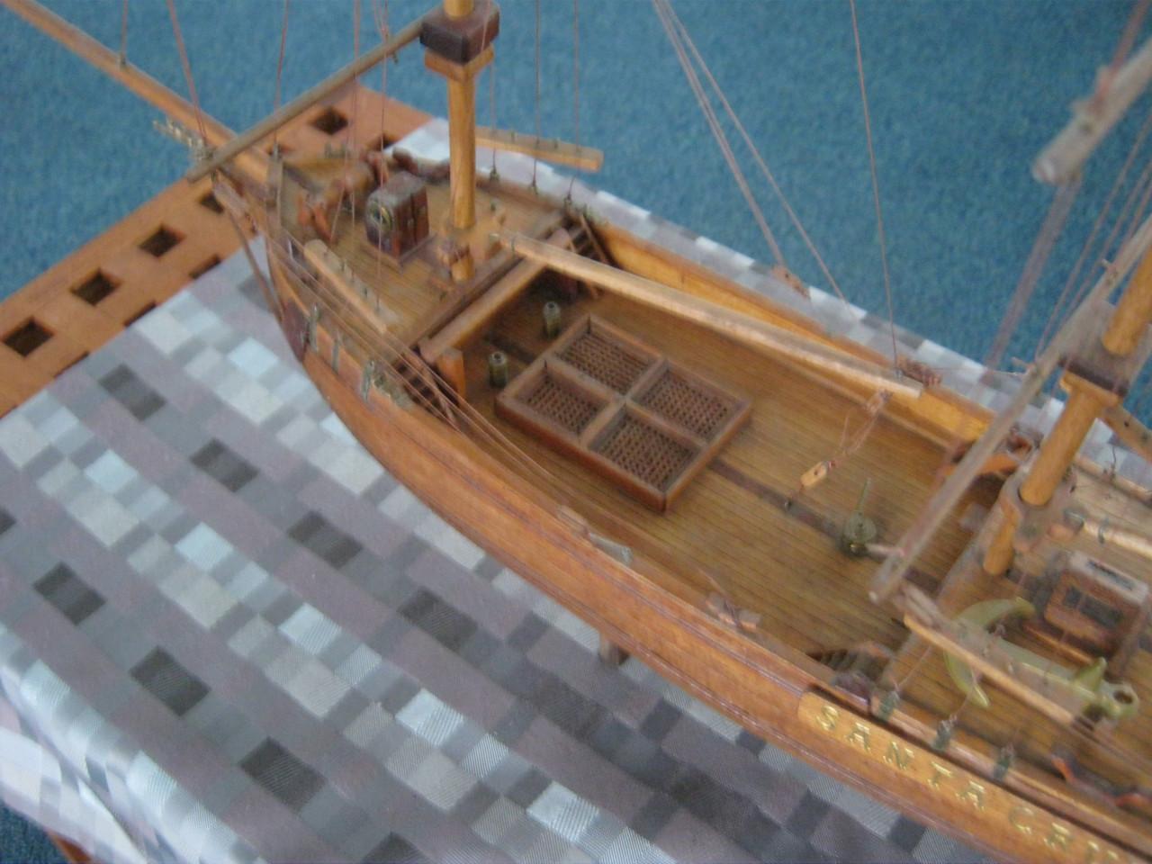 Scheepsmodel SANTA CRUZ.