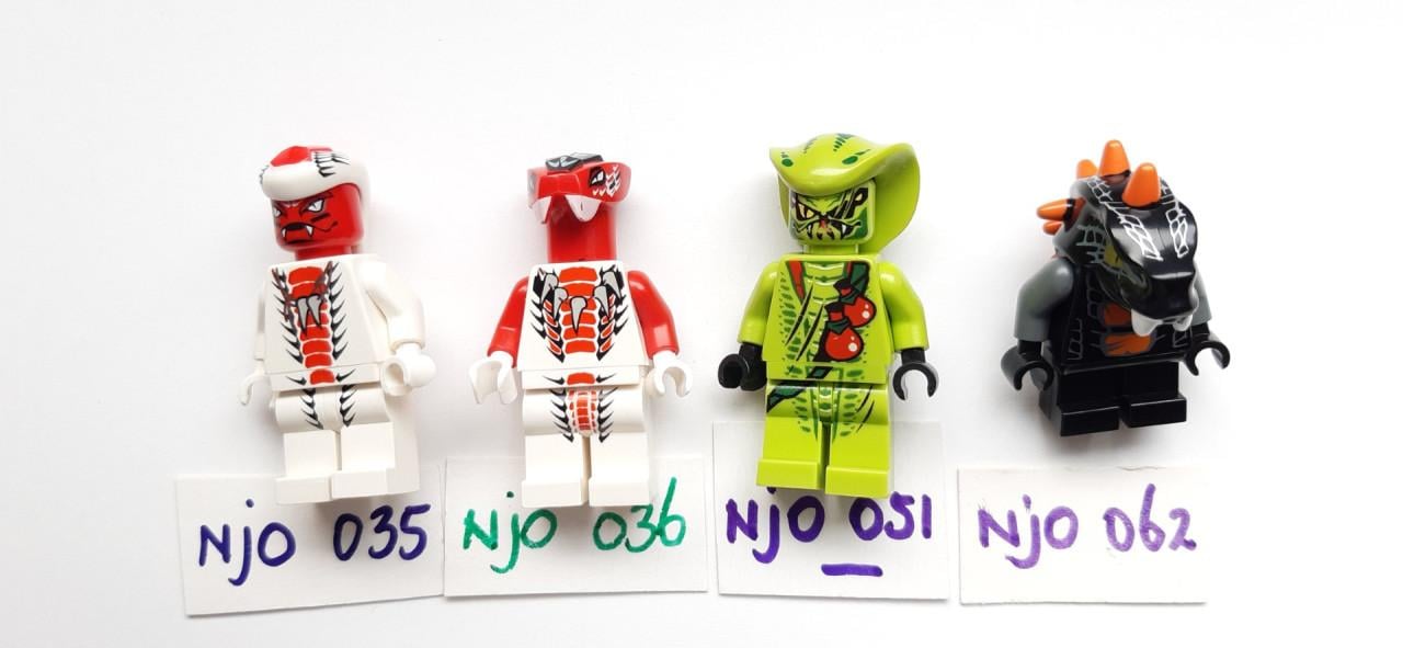 LEGO Minifigures Ninjago: Snappa, Fung-Shei, Lasha en Bytar