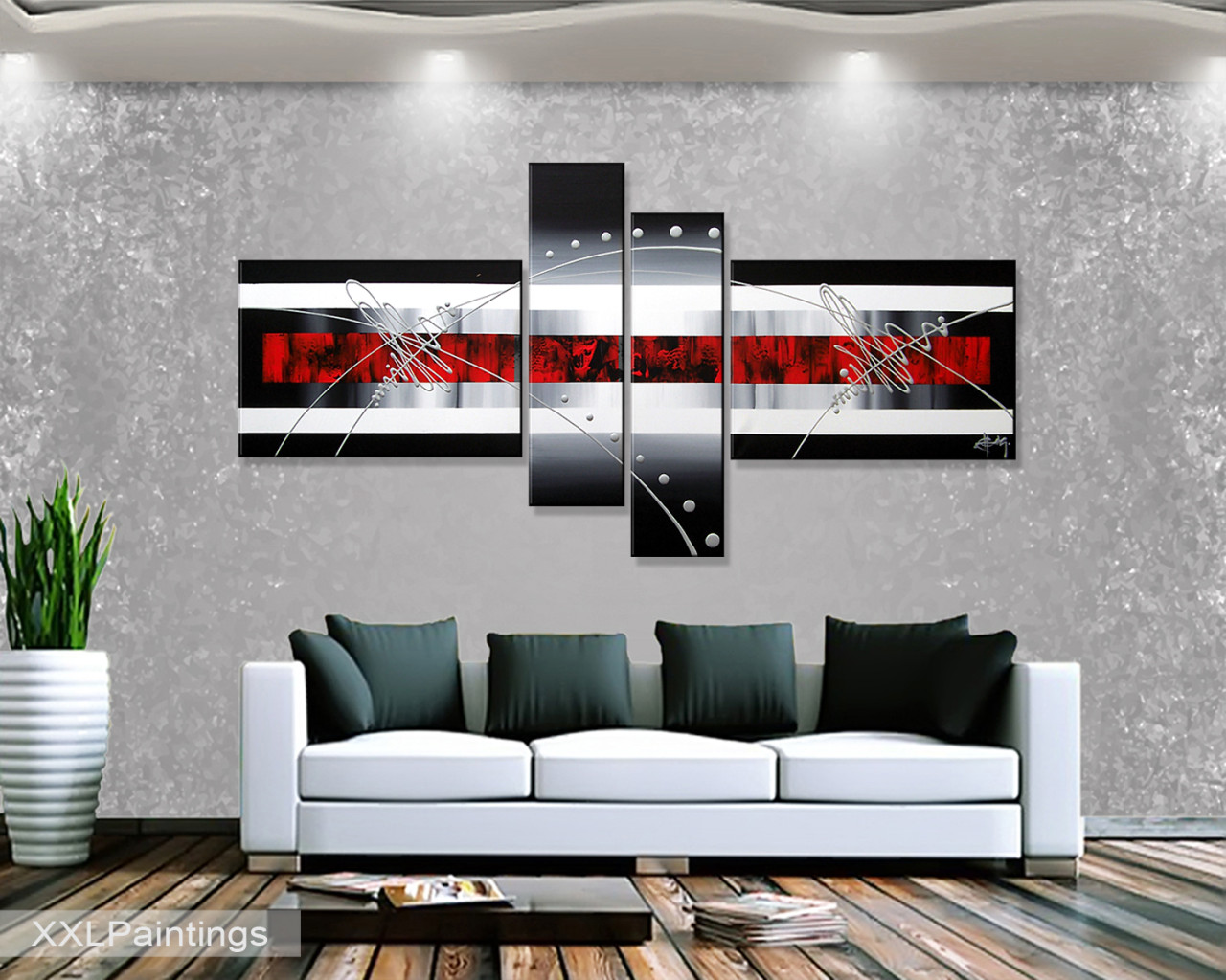 ... Forex ... Prachtig Acryl 5 luik 180 cm x 100 cm