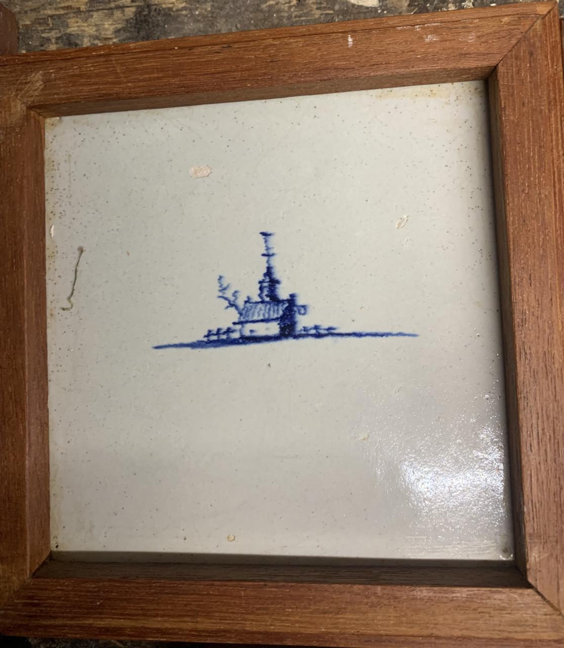 Antiek - Delfsblauwe tegeltjes