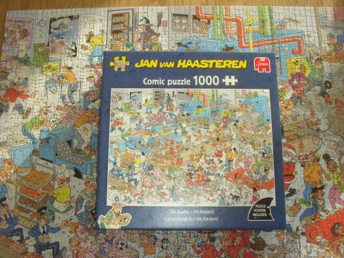 Te koop Complete Jan van Haasteren puzzel De Bakkerij