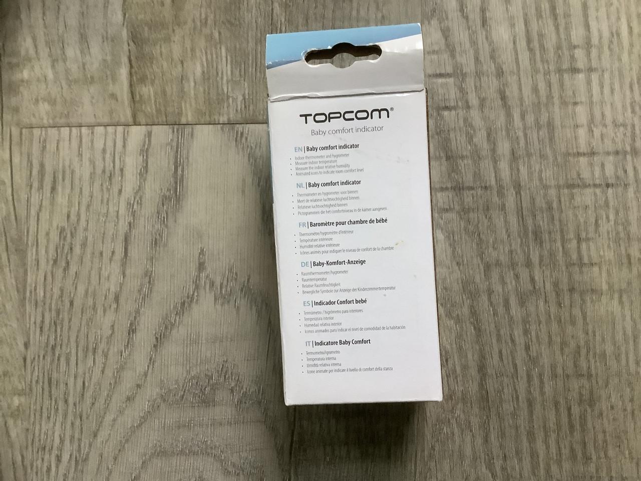 Nieuw in doos: Topcom Baby Comfort Indicator - Thermo/Hygrometer