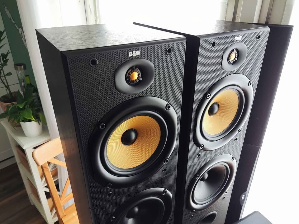 ❗❗❗ B&W DM603 en CC6 luidsprekers 🎵 🎵 Marantz SR4300 ❗❗❗