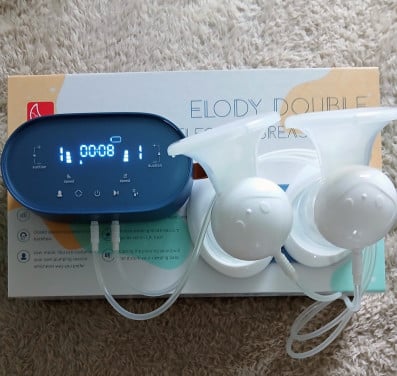 Horigen fubbelzijdige borstkolf ELODY incl. Mommybag