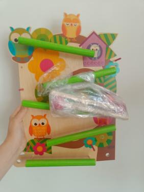 Houten knikkerbaan Hess