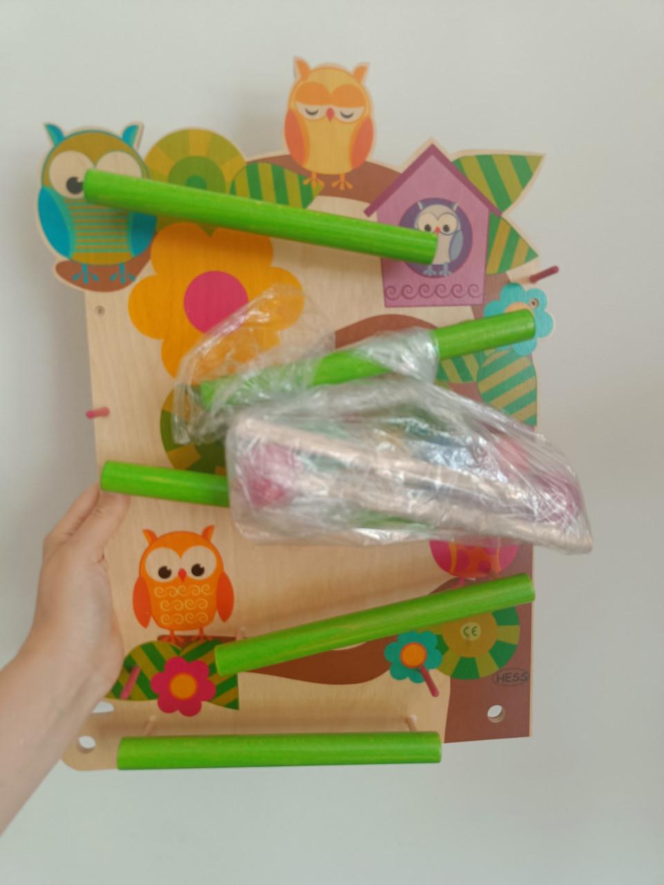 Houten knikkerbaan Hess