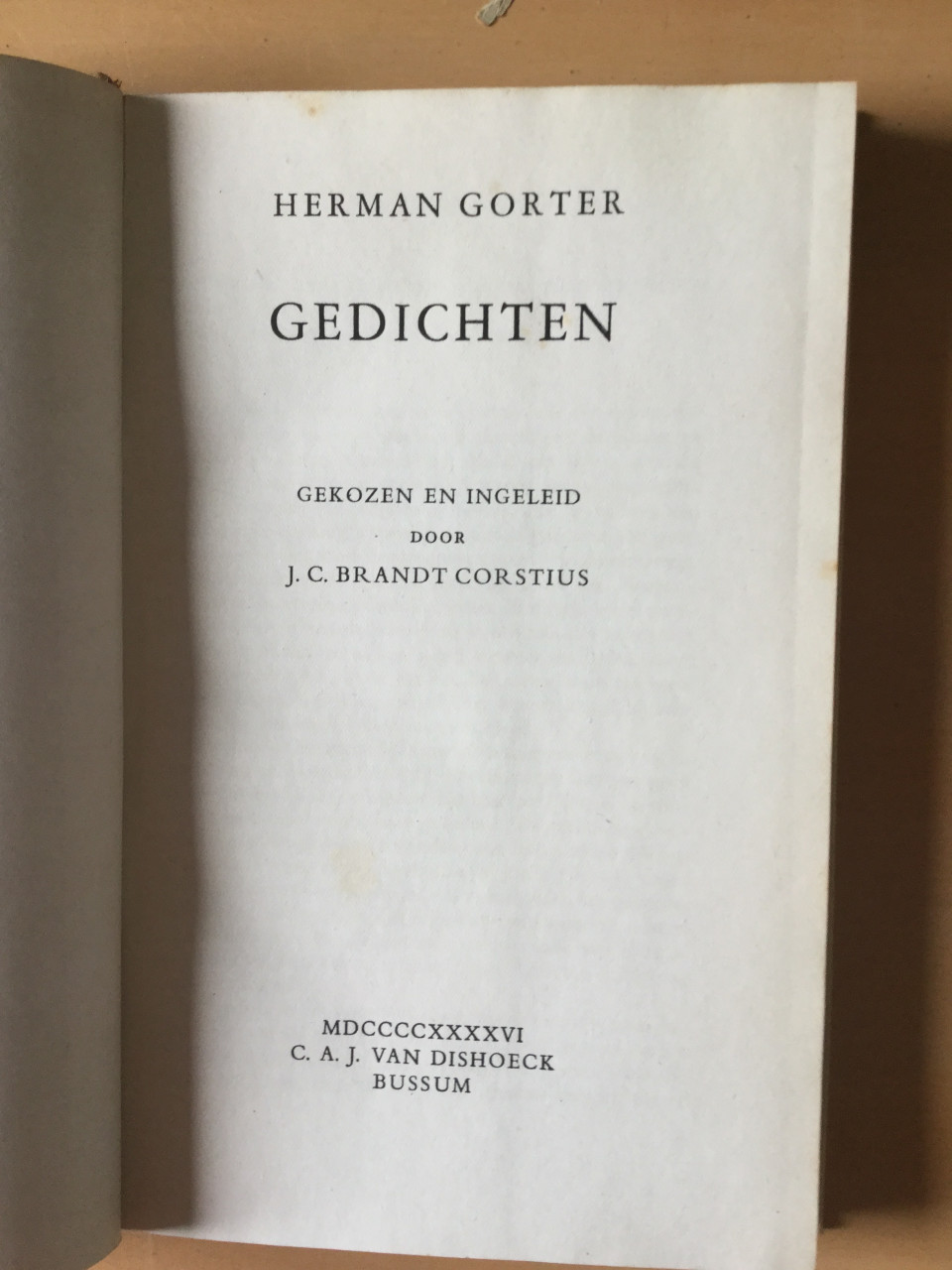 Keuze Herman Gorter 1946