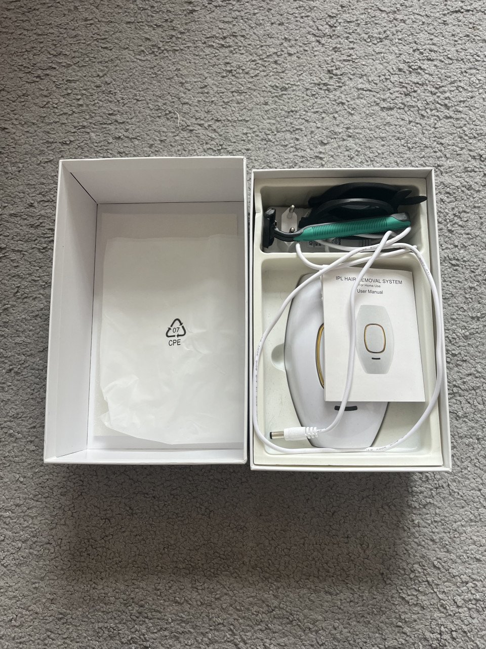 IPL hair removal instrument
