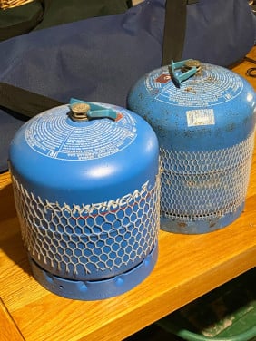 907 gasflessen 2 stuks
