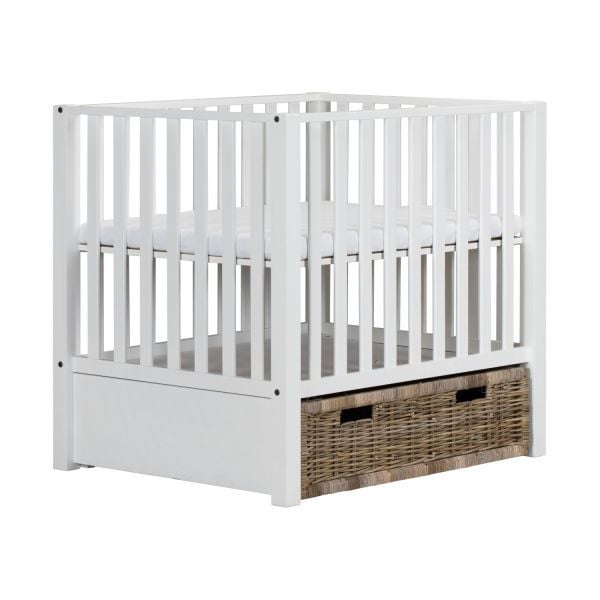 Europe baby mees box met rieten lade (groen)