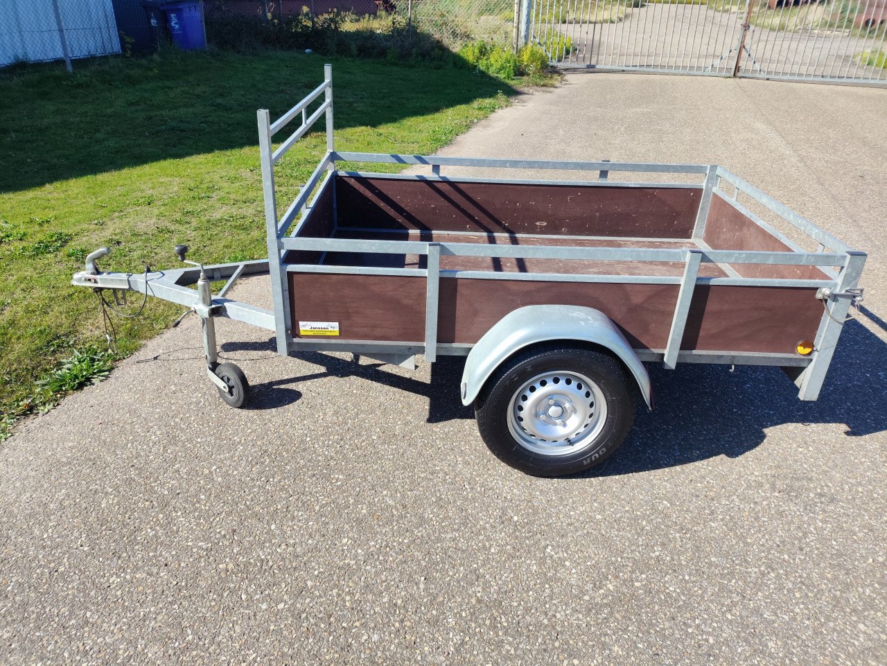 Aanhanger 2x125 in zeer nette staat