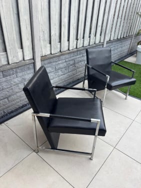 Leren Disign Stoelen
