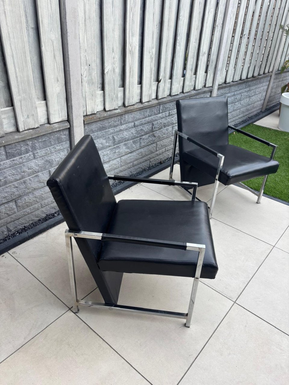 Leren Disign Stoelen
