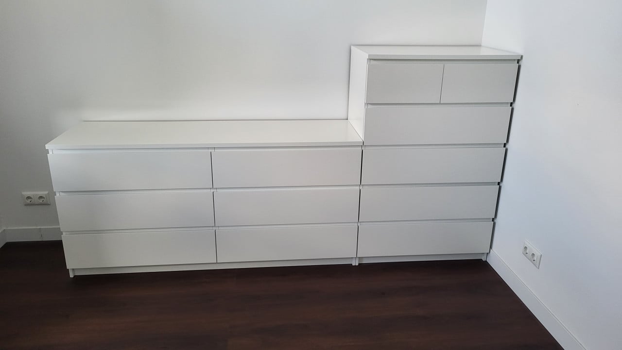 Diverse Slaapkamer Meubelen IKEA Serie Malm (wit)