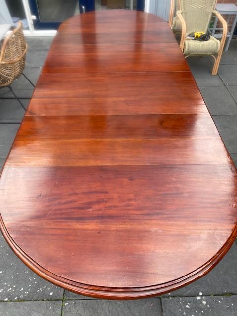 Victoriaanse massief mahonie houten tafel