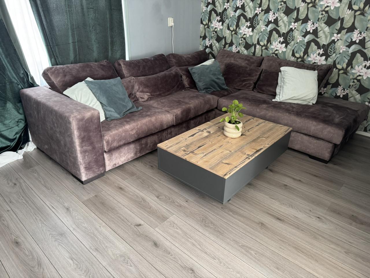 Royale Hoekbank 2.90m - 2.45m Dim Bronze