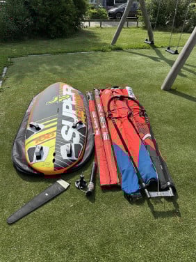 JP Lightwind 165L - Severne Turbo GT 7.5/8.1/9.2m2