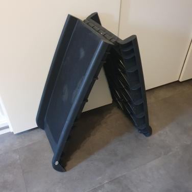 Hondenloopplank voor auto