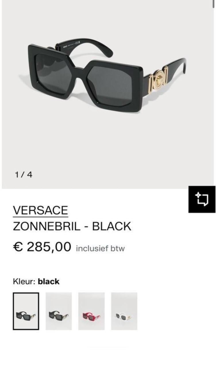 Originele Versace dames zonnebril