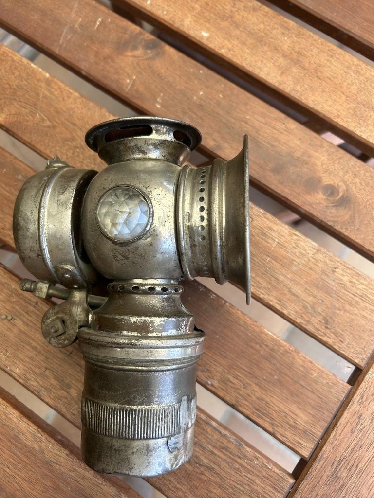 Oude fietslamp