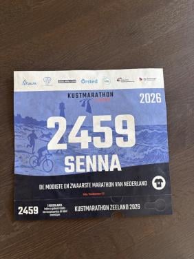Kustmarathon ticket 3 oktober