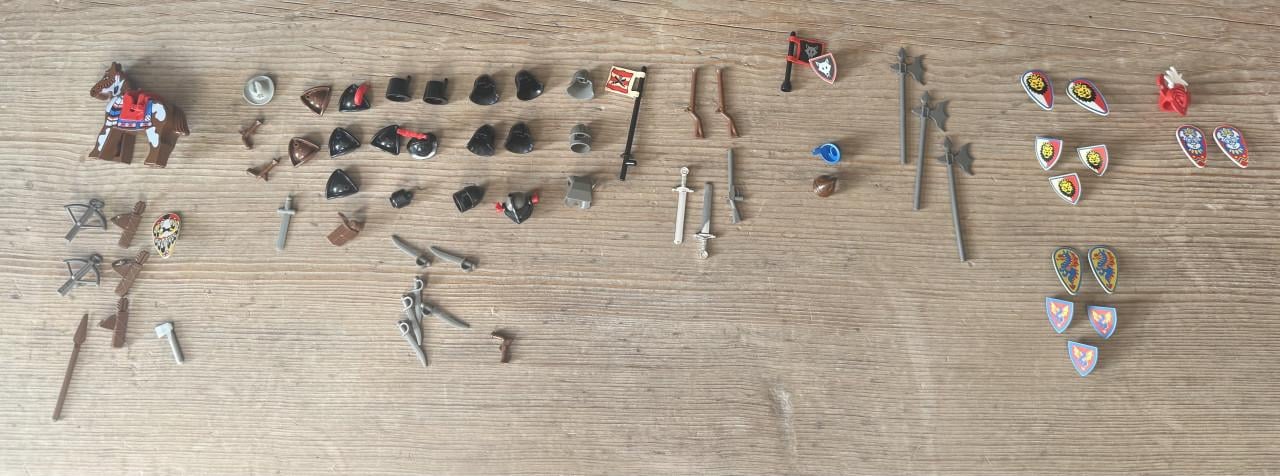 Lego minifiguren Pirates, Castle, Indianen en toebehoren