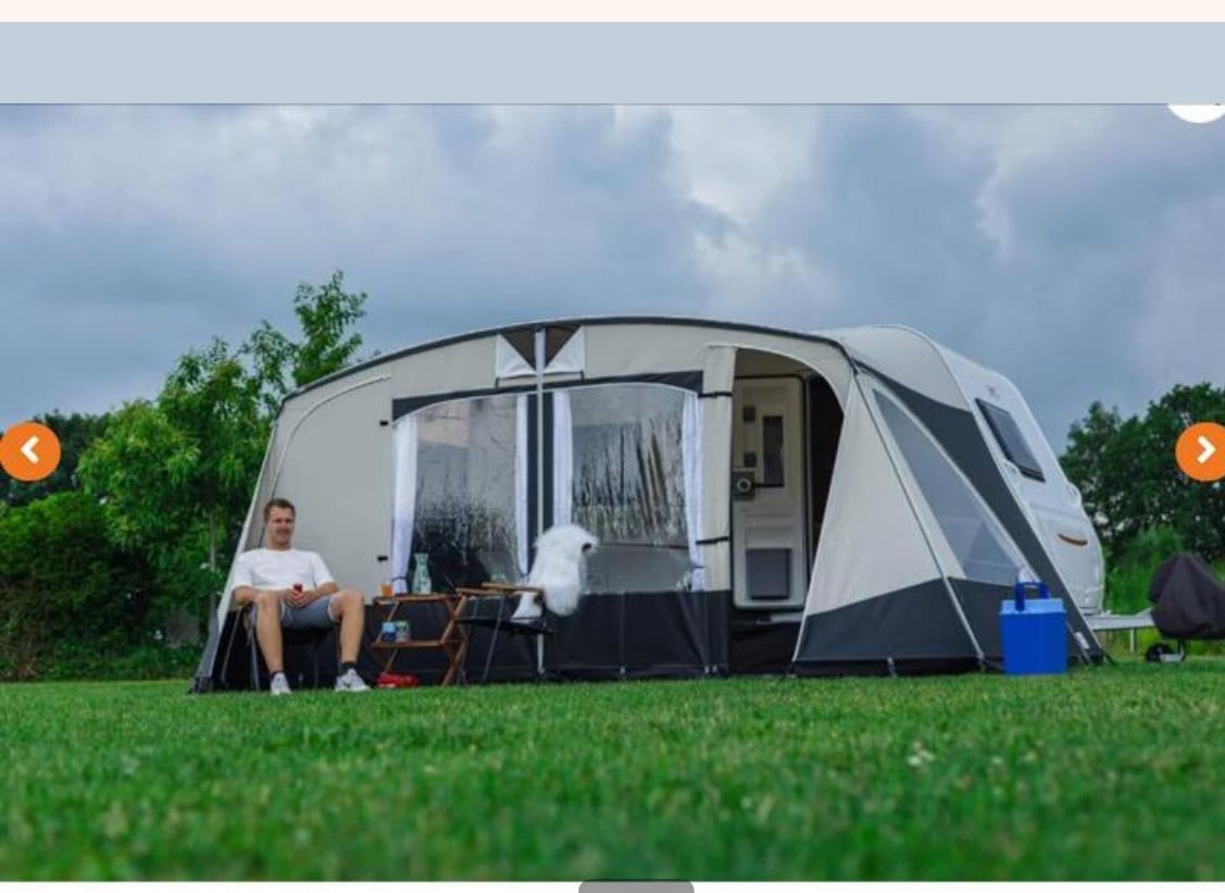 Caravan luifel merk Reda inclusief voorkant