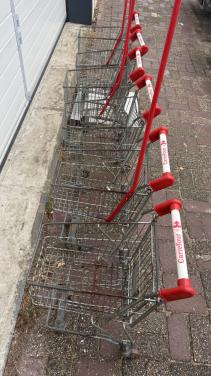 Kinderwagens supermarkt