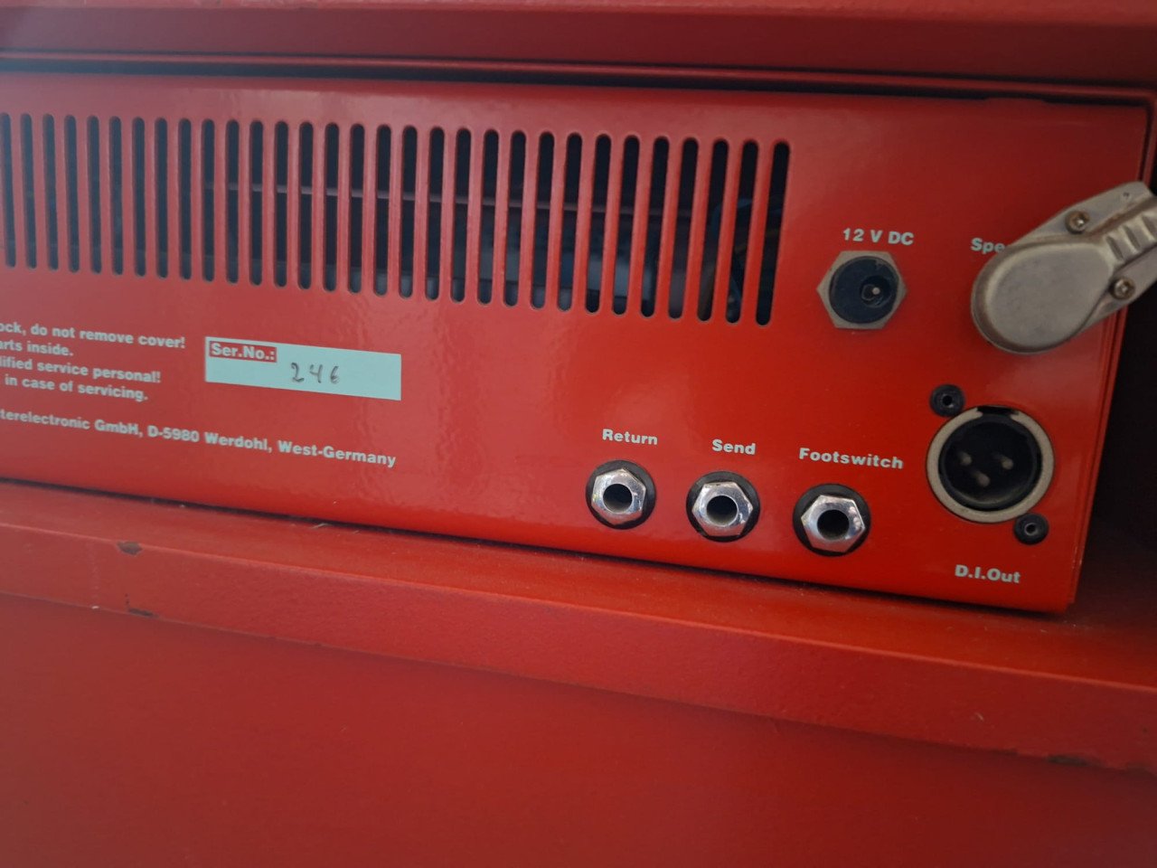 Green Audio Fireball Basversterker serienummer 246