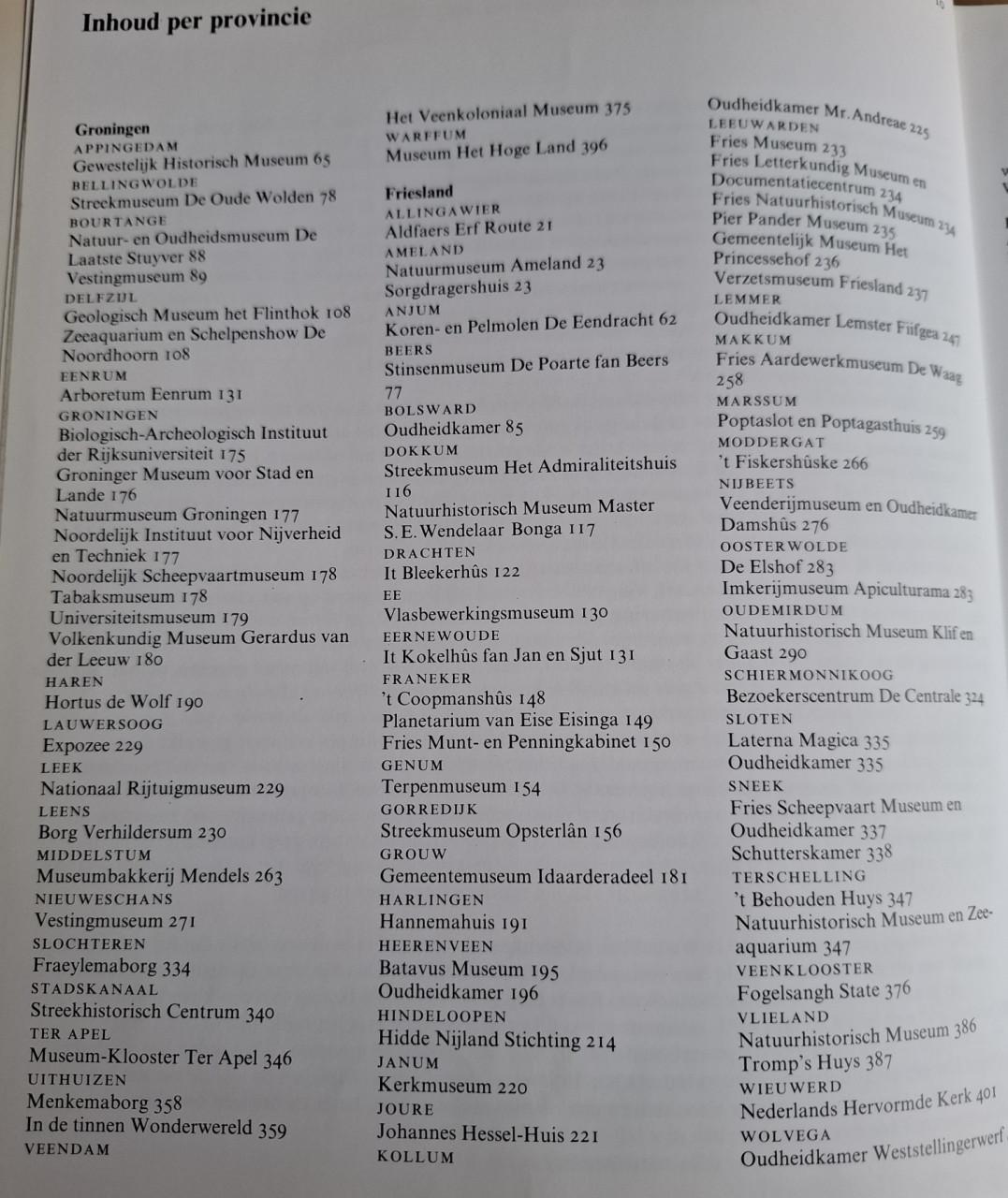 Groot Museumboek, Geïllustreerde gids langs 660 musea van Nederland