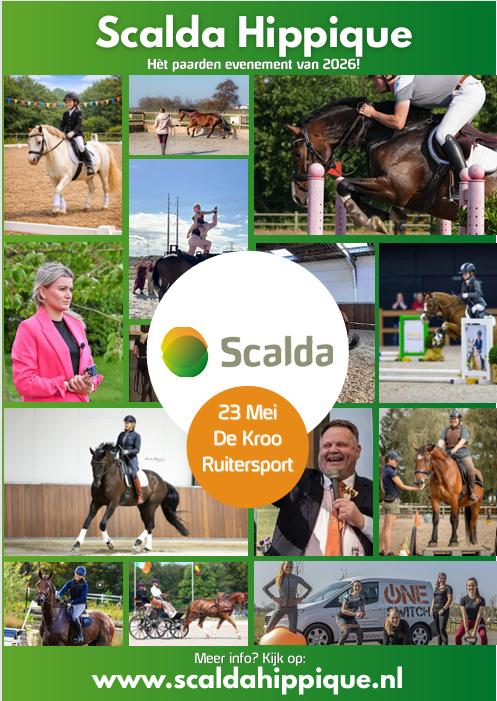 Een leuk paardenevenement waar je bij moet zijn. 'Scalda Hippique
