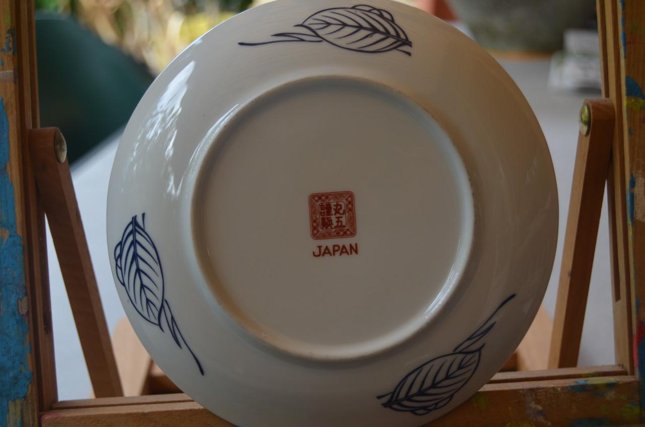 3 Japanse bordjes decor vogels, in prima staat.