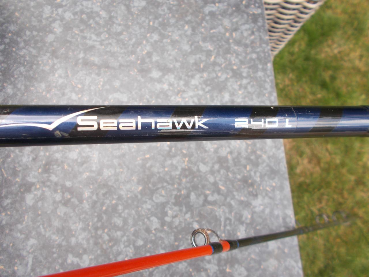 SEA HAWK 240 L tweedelige boothengel , lengte 240 cm w.g. tot 150 gr