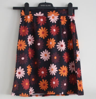 Bloemen rok  maat 8-38