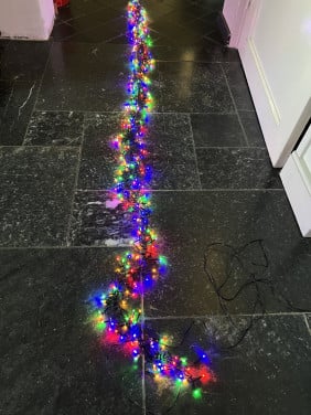 Streng multicolor lichtjes